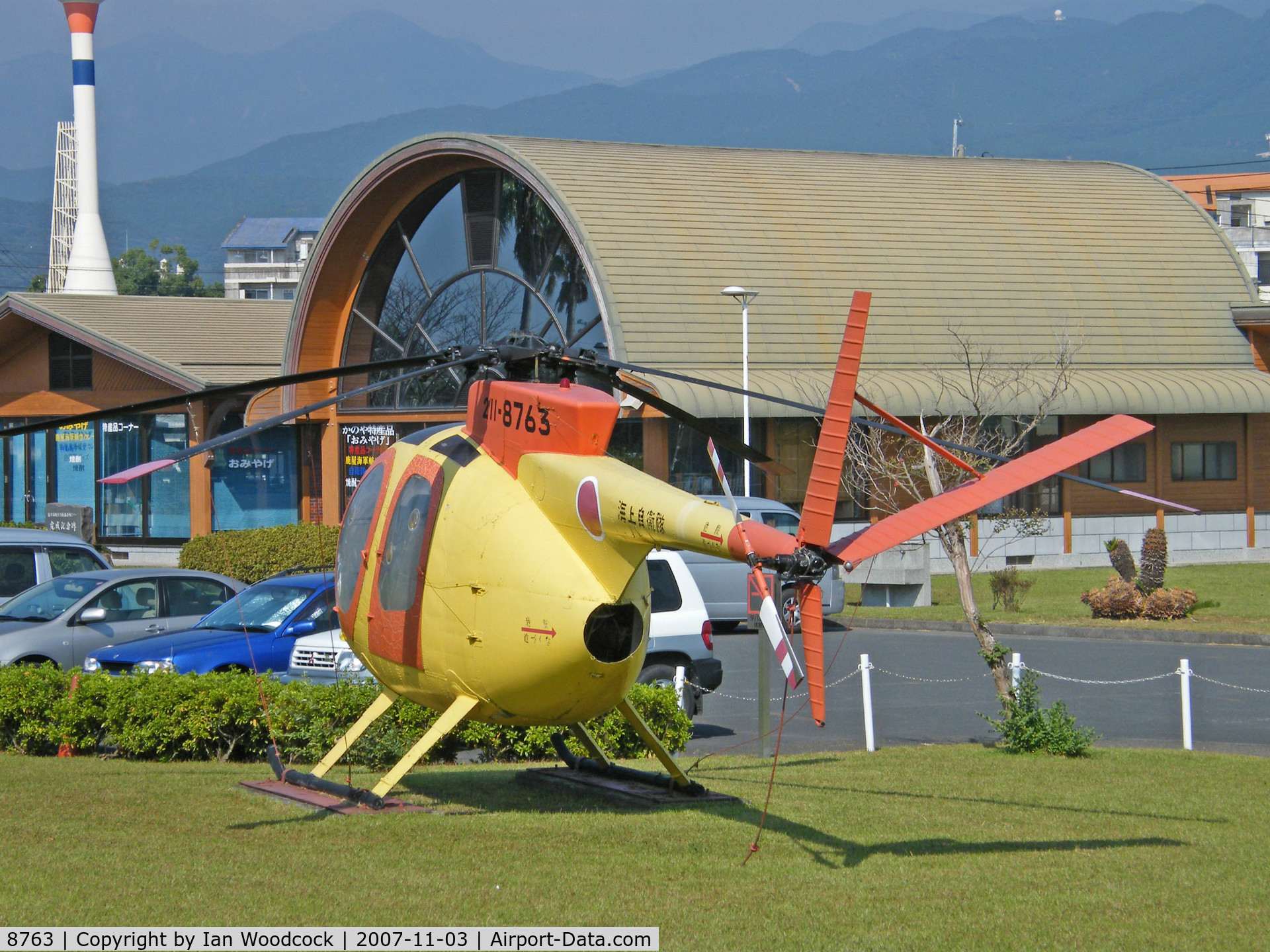 8763, Hughes (Kawasaki) OH-6J (369HM) C/N 6363, Kawasaki OH-6J/JMSDF Museum,Kanoya