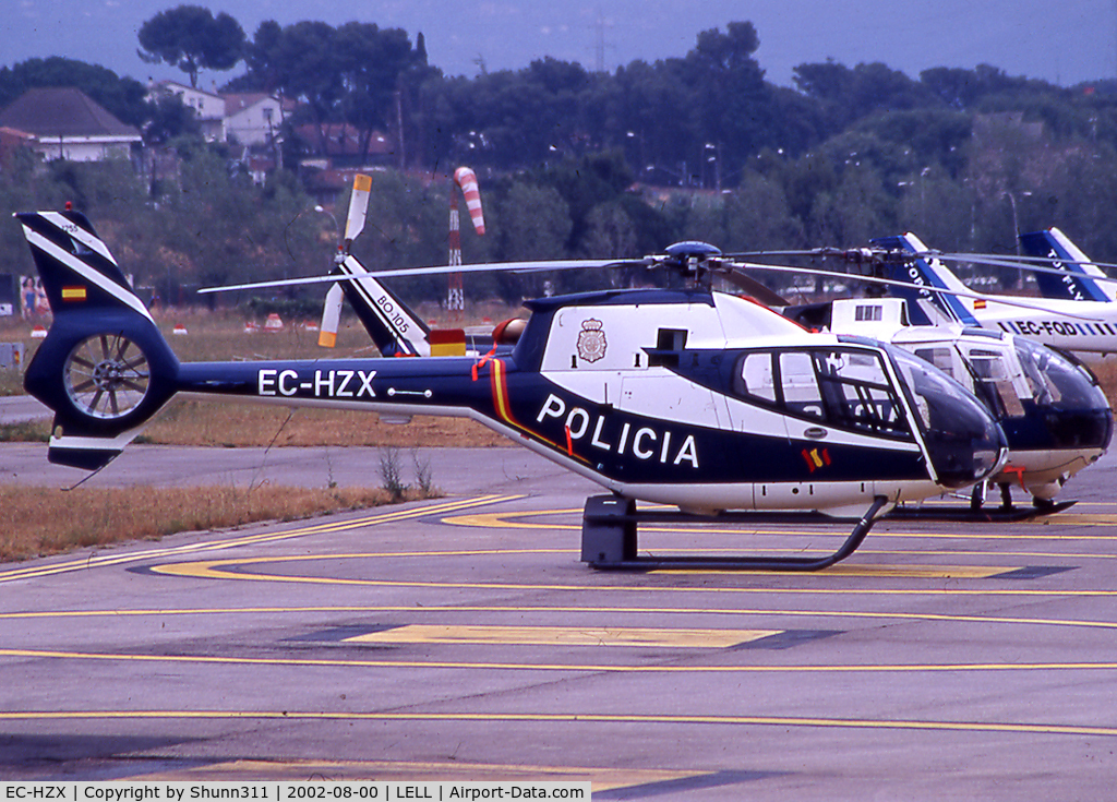 EC-HZX, 2001 Eurocopter EC-120B Colibri C/N 1255, Parked at the airfield...