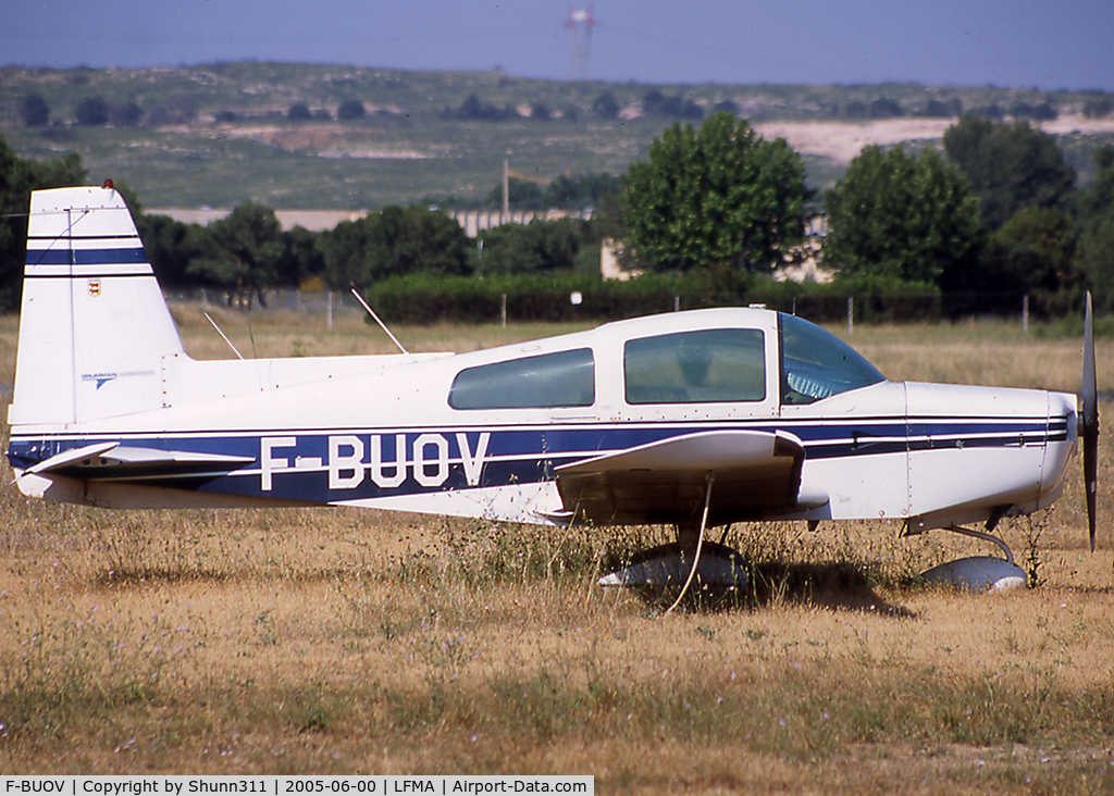 F-BUOV, Grumman American AA-5 Traveler C/N AA5-0410, Parked on the grass...
