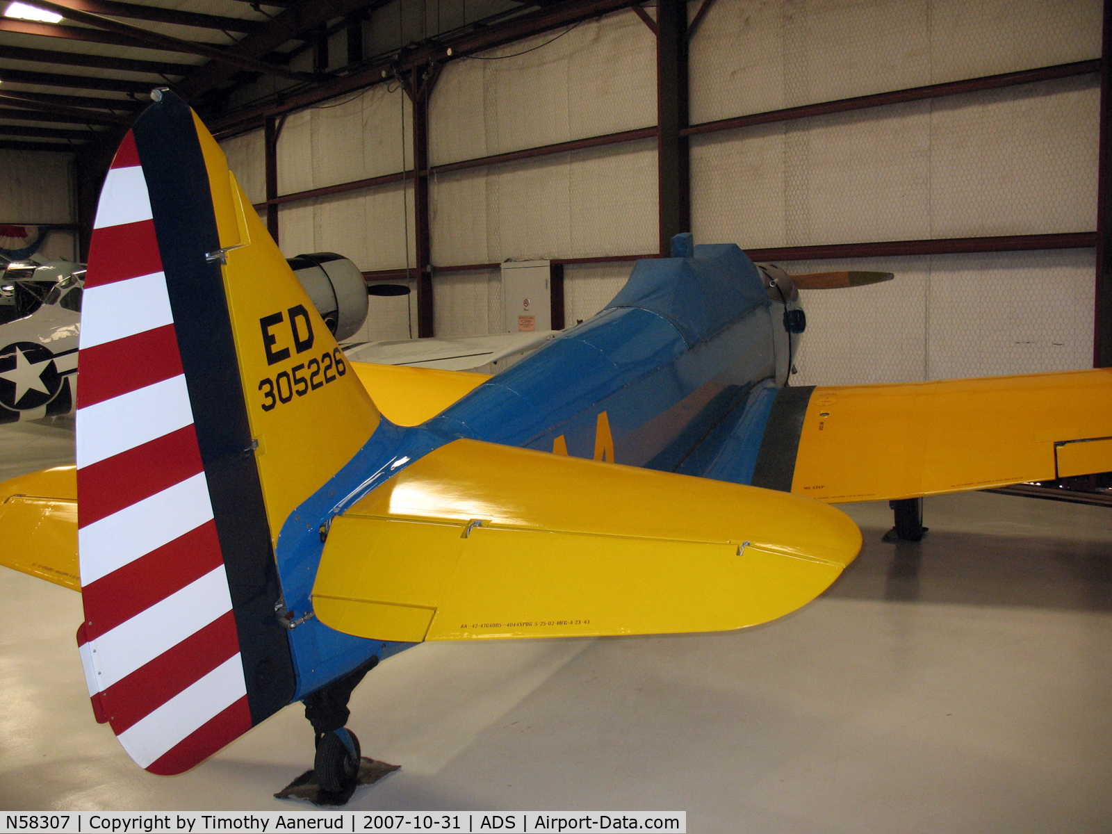 N58307, 1943 Fairchild M-62A C/N T43-5226, Cavanaugh Flight Museum