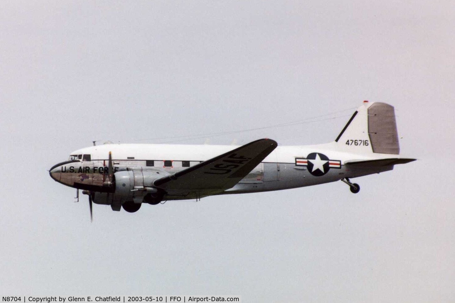 N8704, 1944 Douglas DC3C-S4C4G (TC-47B-30-DK) C/N 33048, TC-47B 44-76716 at the 100th Anniversary of Flight