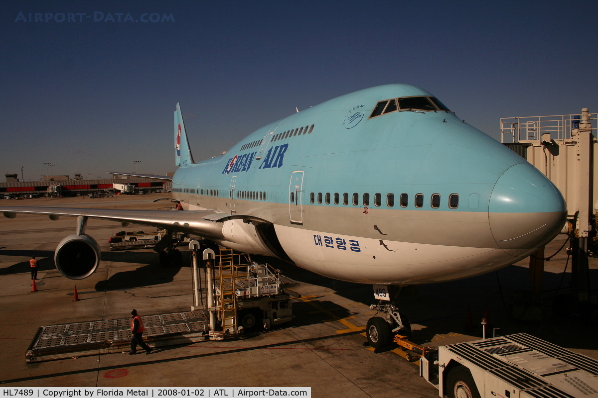 HL7489, 1993 Boeing 747-4B5 C/N 27072, Korean Air