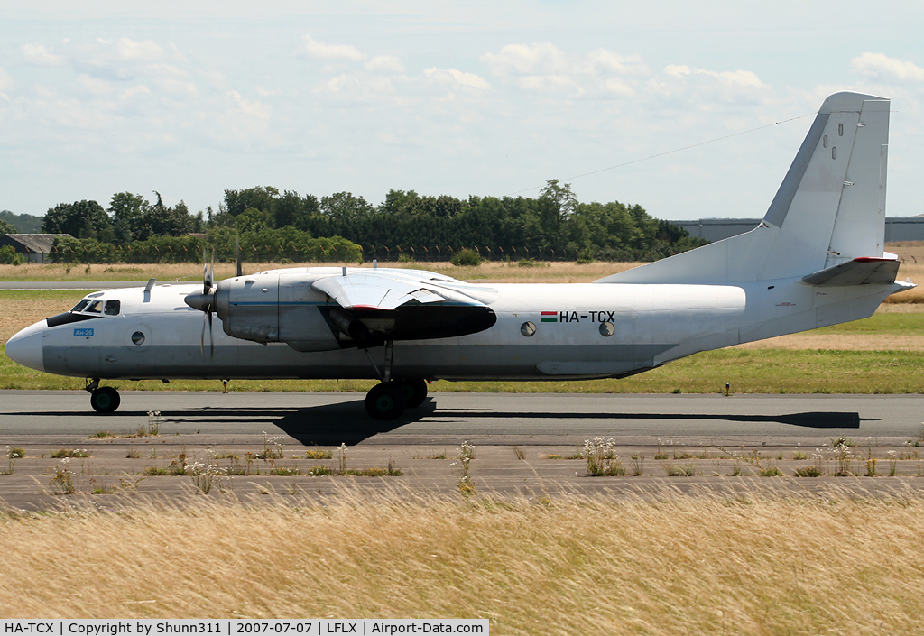 HA-TCX, 1980 Antonov An-26 C/N 9510, Line up rwy 27 for departure