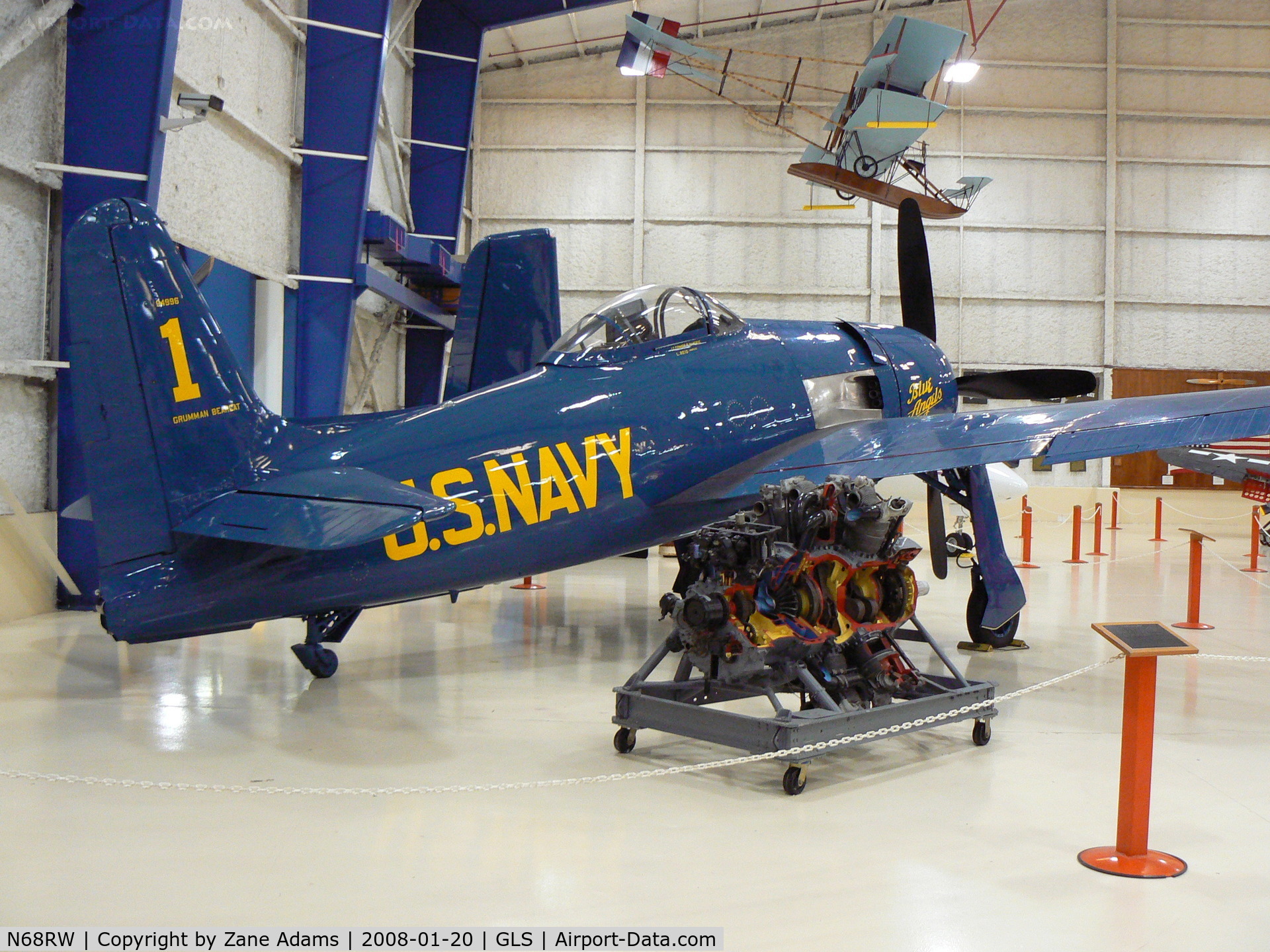 N68RW, 1947 Grumman F8F-2 (G58) Bearcat C/N D.1162, Lone Star Flight Museum