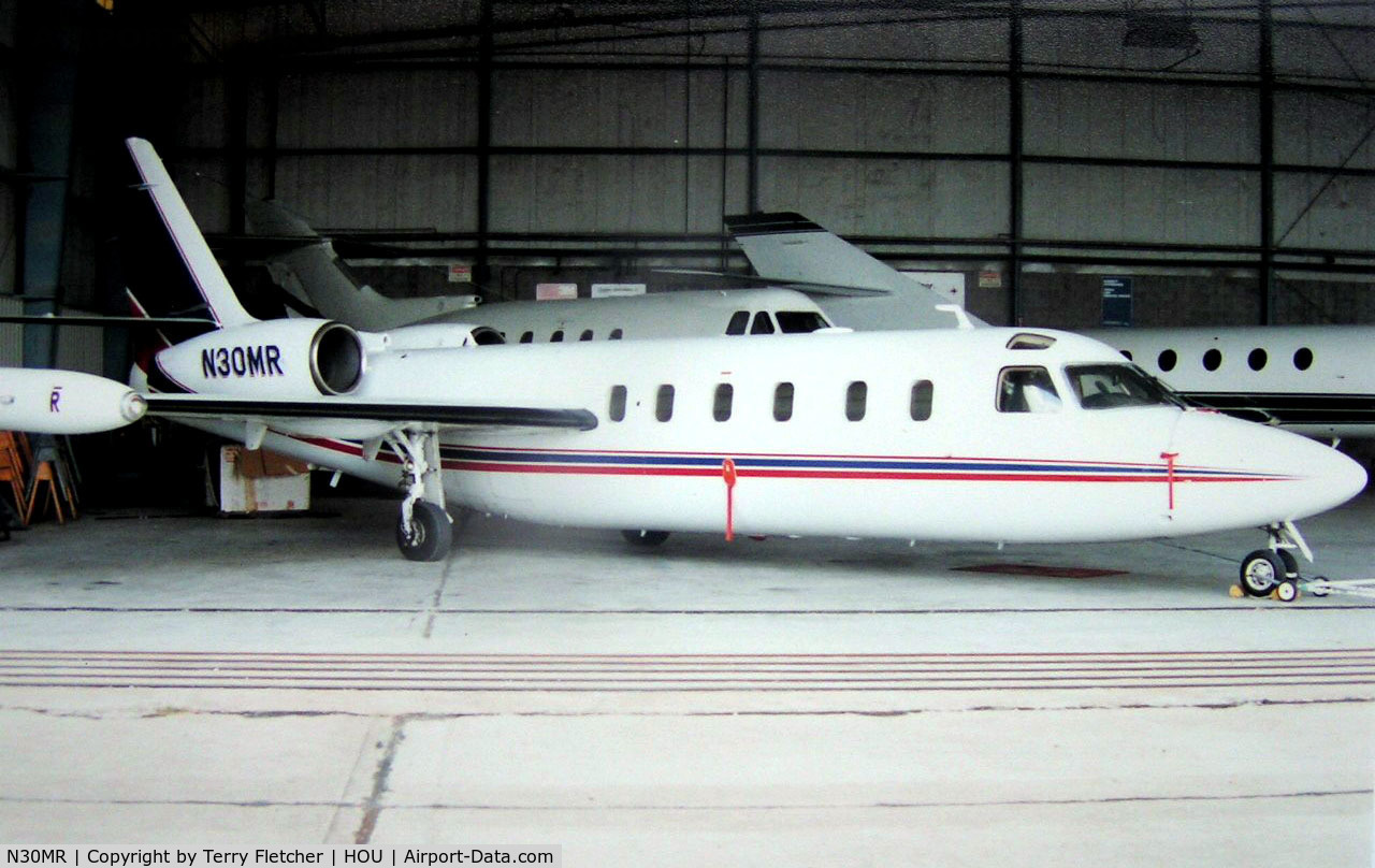 N30MR, 1978 Israel Aircraft Industries 1124 C/N 225, Westwind pictured at its home base of Houston Hobby in 1992