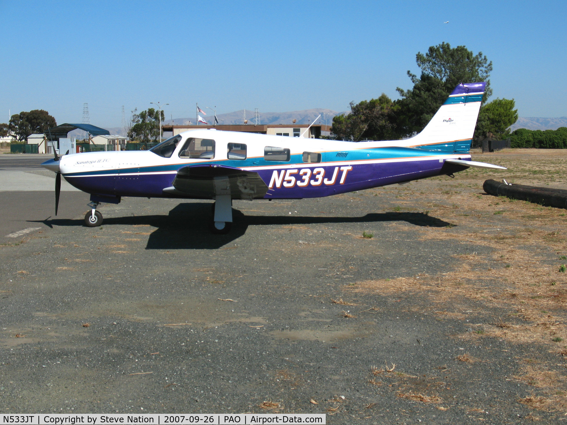 N533JT, 2001 Piper PA-32R-301T Turbo Saratoga C/N 3257198, @ Palo Alto Airport, CA