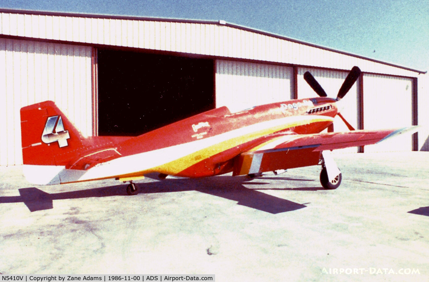 N5410V, 1944 North American/aero Classics P-51D C/N 44-74996, DAGO RED! Reno Racer at Addison, TX