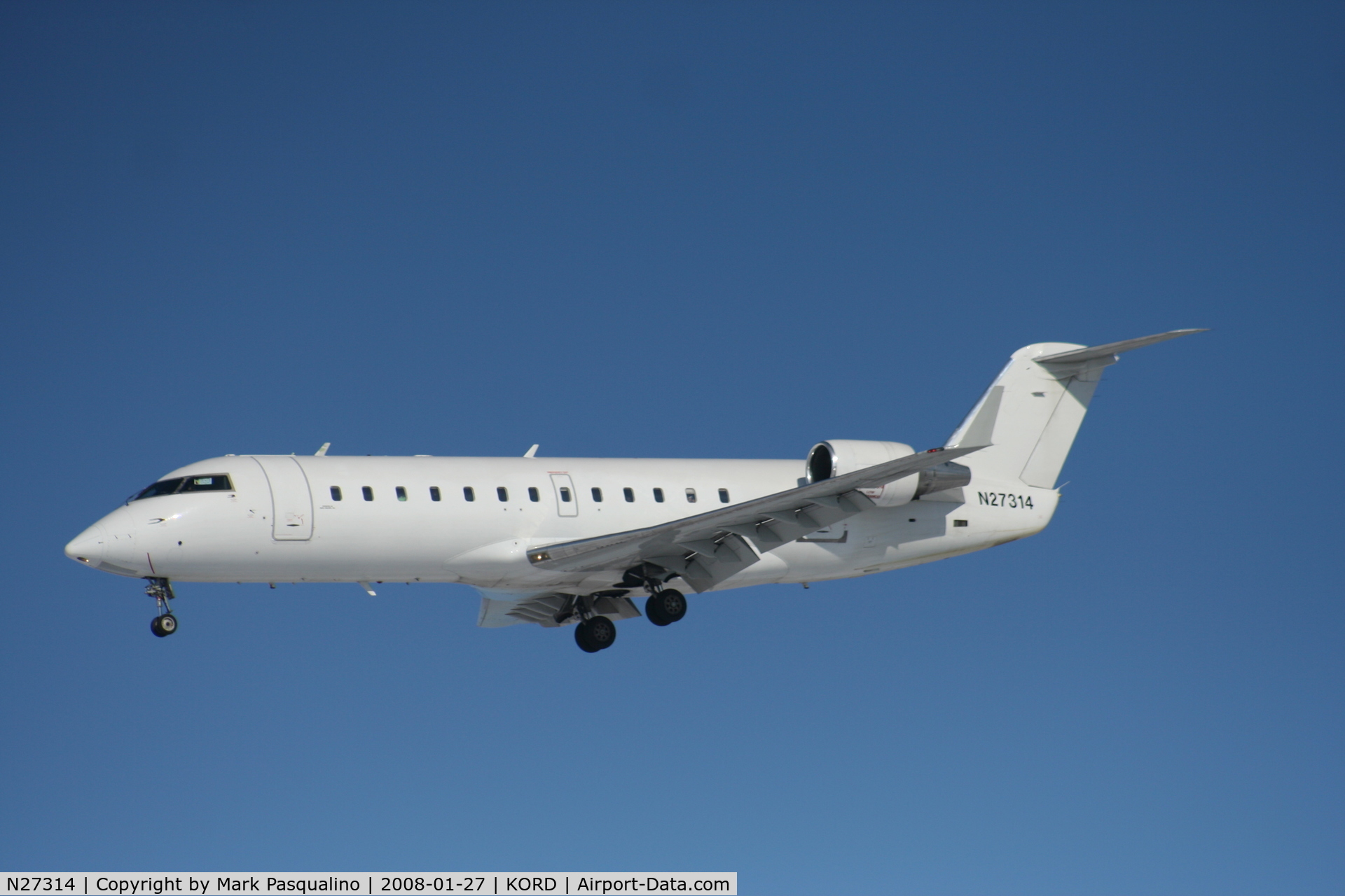 N27314, 1999 Bombardier CRJ-200LR (CL-600-2B19) C/N 7314, CL-600-2B19