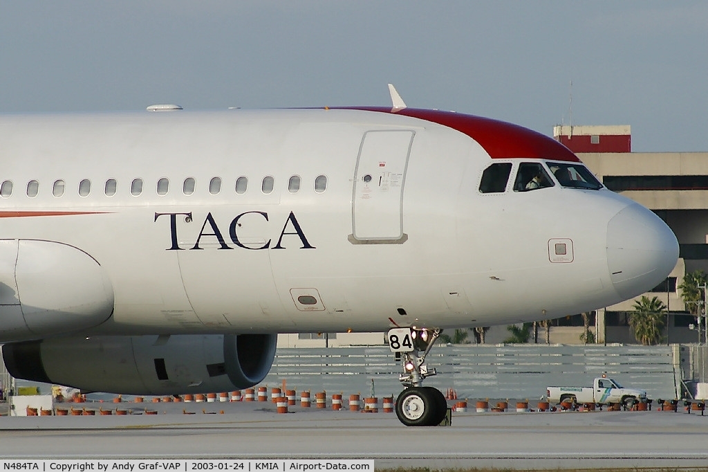 N484TA, 2001 Airbus A320-233 C/N 1523, TACA A320