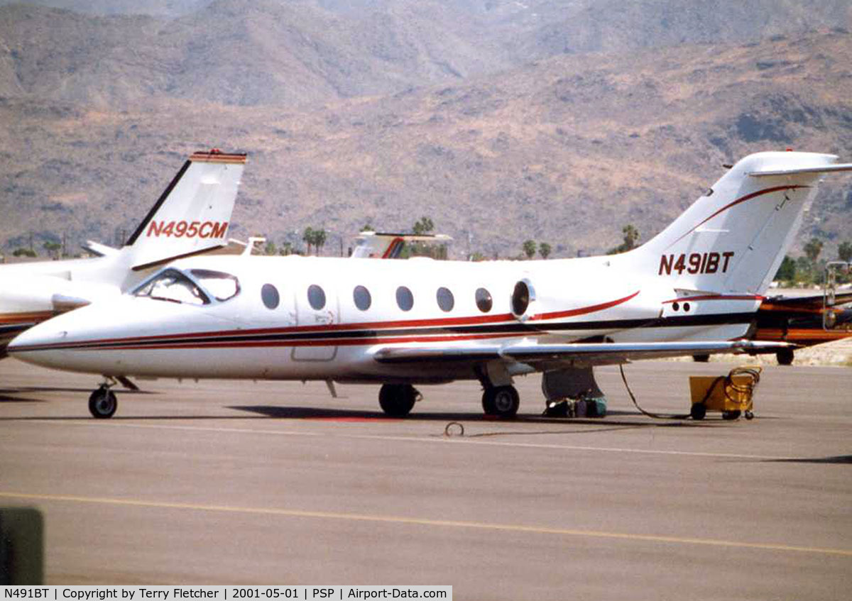 N491BT, 1973 Cessna 500 Citation C/N 500-0102, Photographed at Palm Springs International in 2001