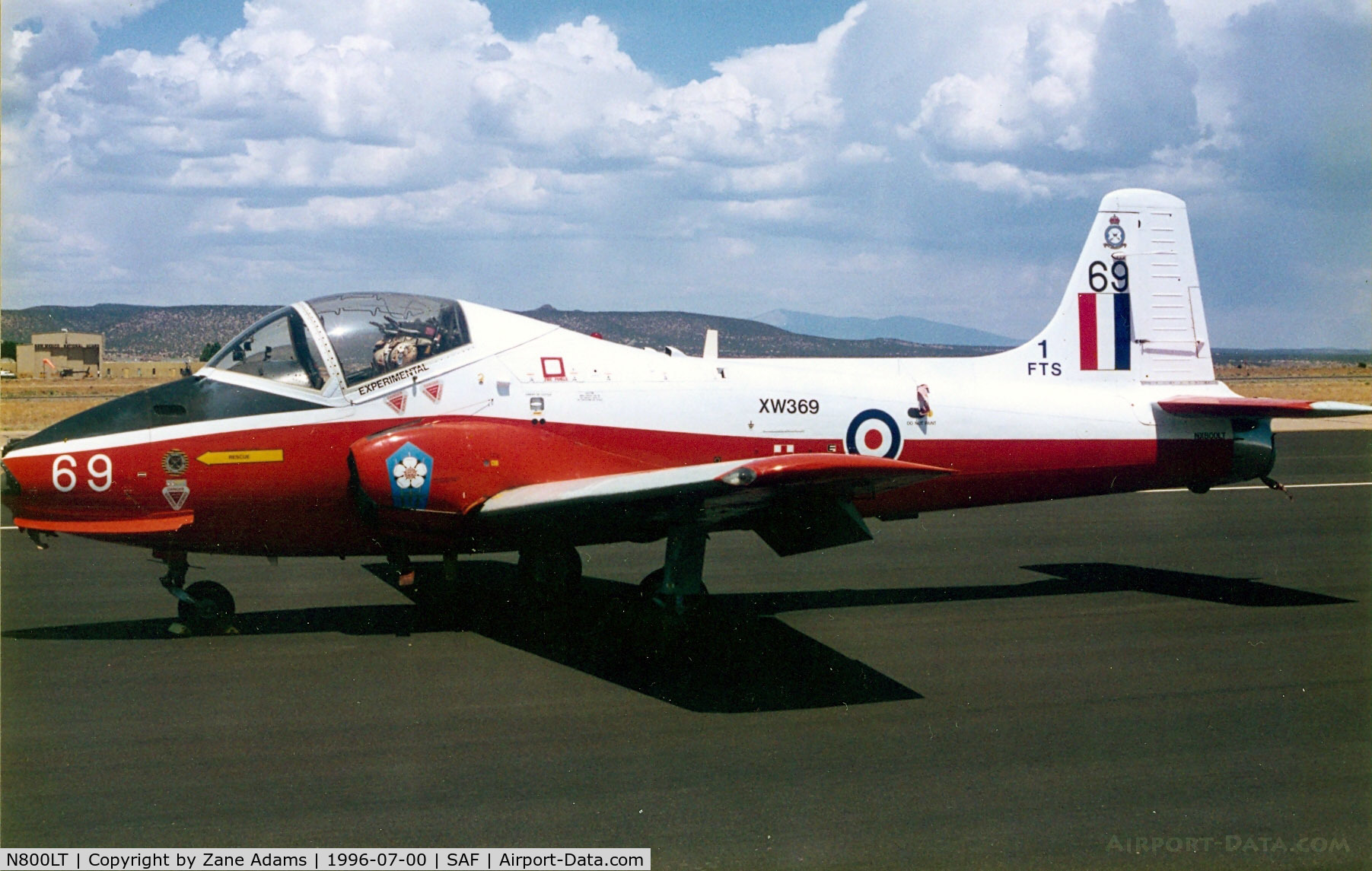 N800LT, 1971 BAC 84 Jet Provost T.5A C/N EEP/JP/1019, Provost at Santa Fe, NM