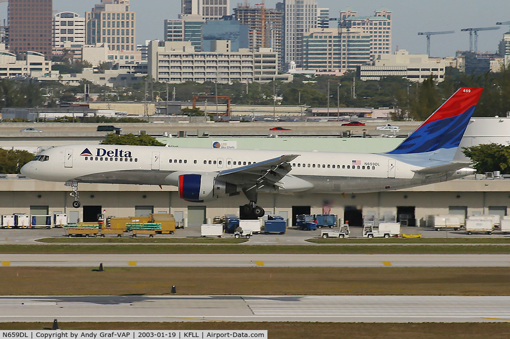 N659DL, 1990 Boeing 757-232 C/N 24421, Delta Airlines 757-200