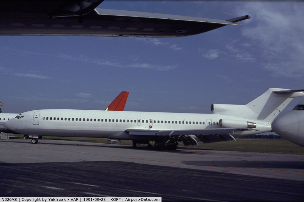 N326AS, 1969 Boeing 727-247 C/N 20268, Boeing 727-200