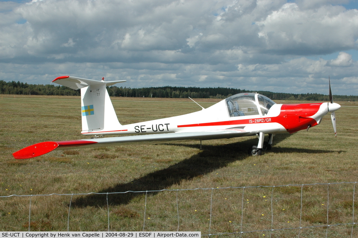 SE-UCT, 1998 ICA IS-28M2/GR C/N 77, Romanian built motorglider at Kallinge airfield