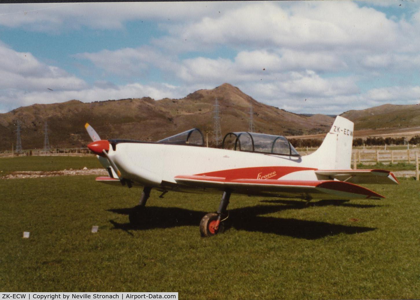 ZK-ECW, Jurca MJ-5 Sirocco C/N AACA/313, At Manapouri Airfield NZ