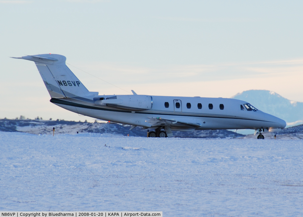 N86VP, 1985 Cessna 650 Citation III C/N 650-0089, Waiting for clearance on 17L.