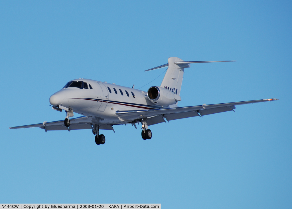 N444CW, 1984 Cessna 650 Citation III C/N 650-0064, Approach to 17L.