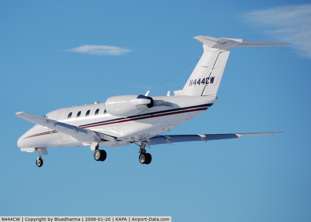N444CW, 1984 Cessna 650 Citation III C/N 650-0064, Approach to 17L.