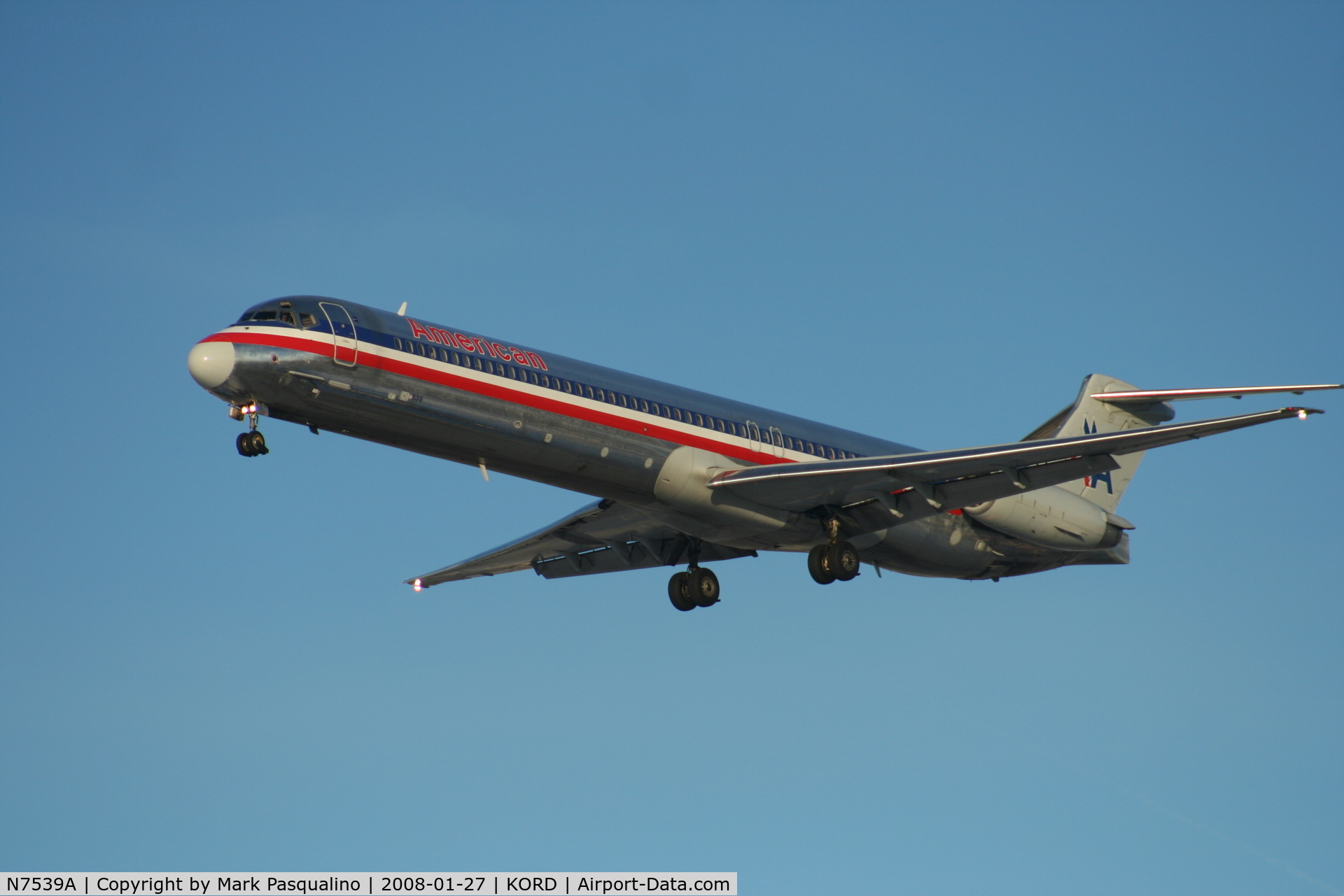 N7539A, 1990 McDonnell Douglas MD-82 (DC-9-82) C/N 49993, MD-82