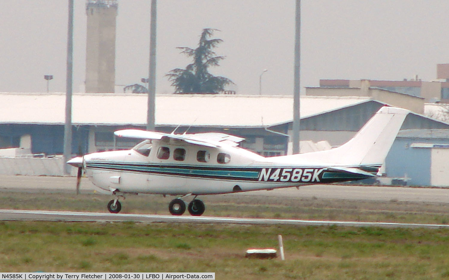 N4585K, 1979 Cessna P210N Pressurised Centurion C/N P21000318, Cessna 210 photographed in Toulouse , France in January 2008