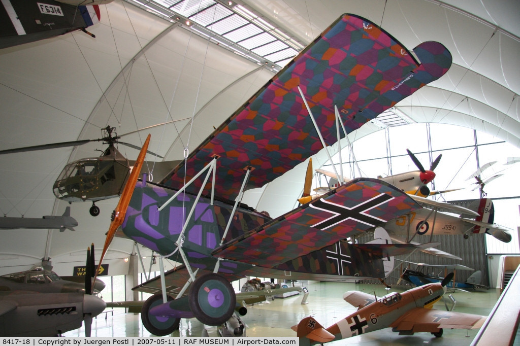 8417-18, Fokker D-VII C/N Not found 8417-18, RAF Museum Hendon