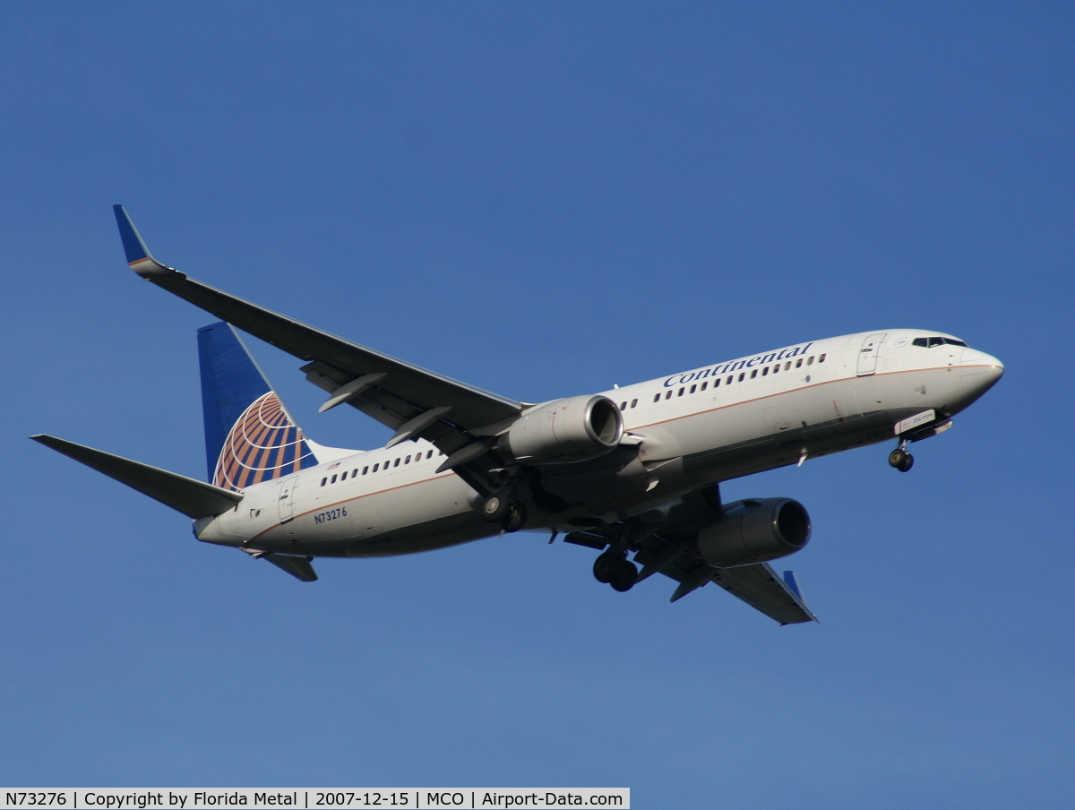 N73276, 2002 Boeing 737-824 C/N 31594, Continental