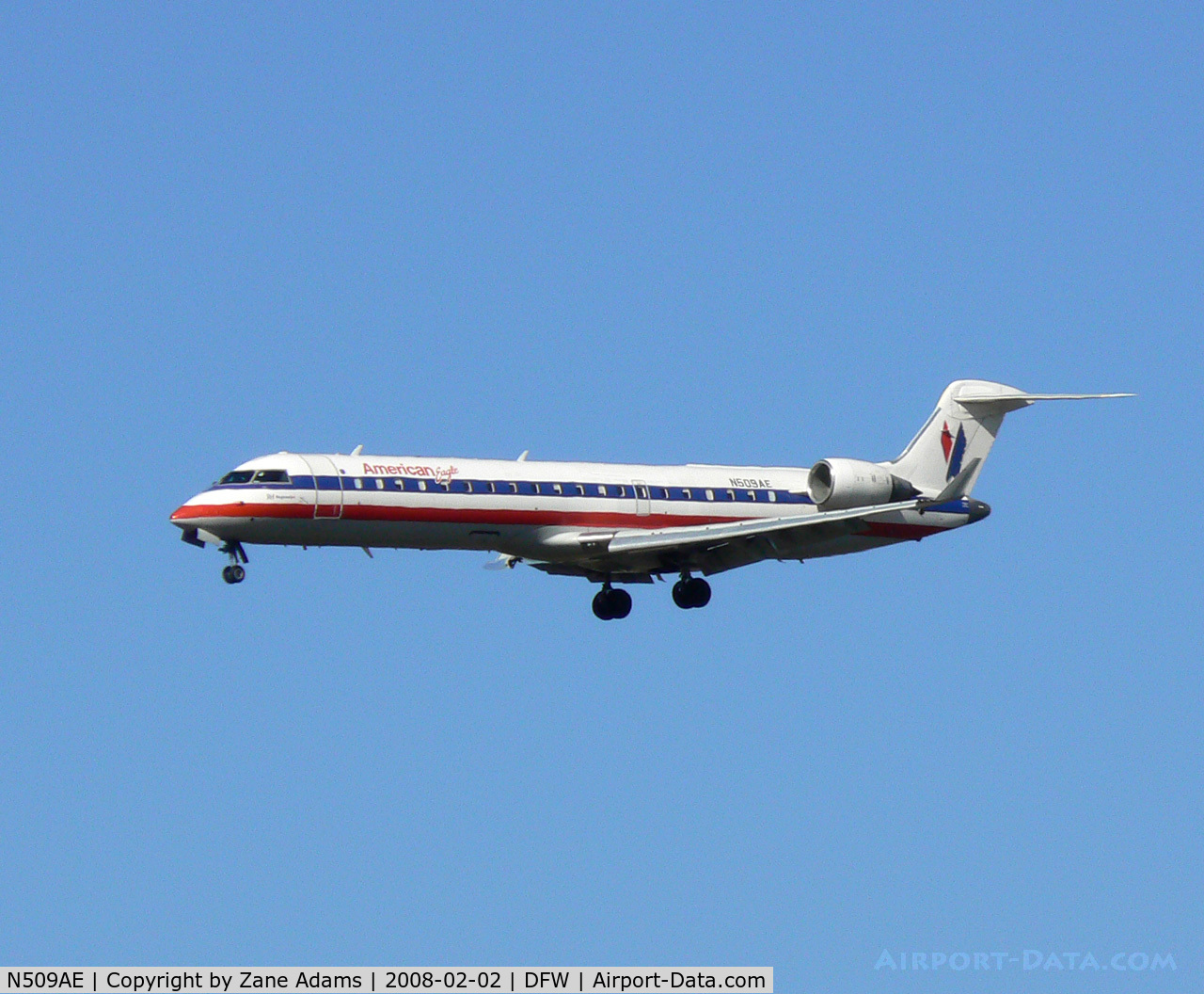 N509AE, 2003 Bombardier CRJ-701 (CL-600-2C10) Regional Jet C/N 10078, American Eagle at DFW