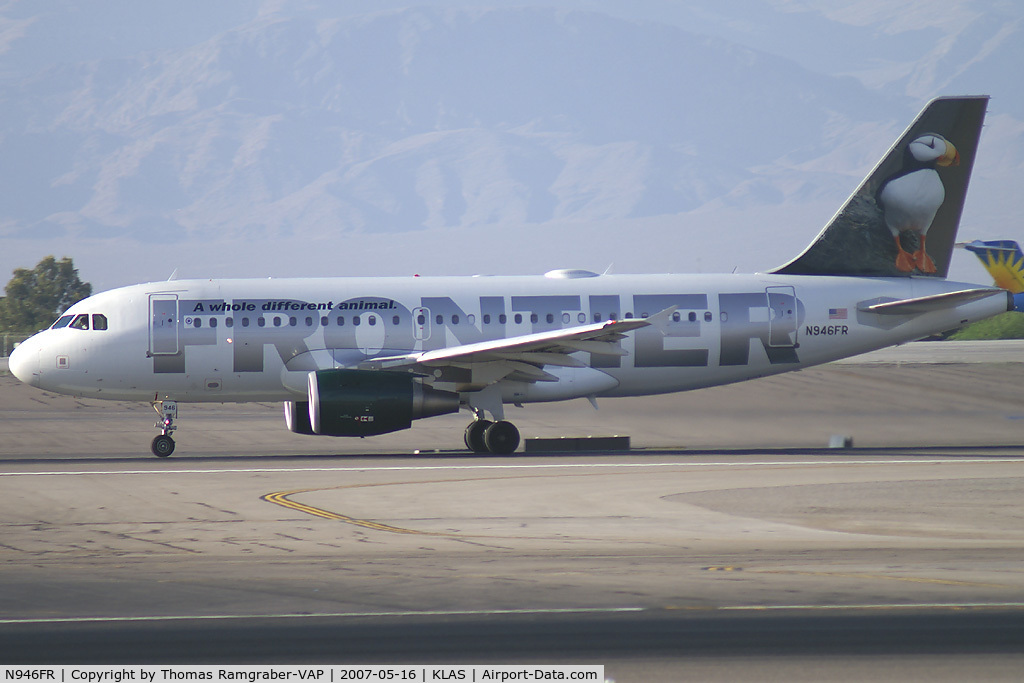 N946FR, 2006 Airbus A319-111 C/N 2763, Frontier Airlines Airbus A319