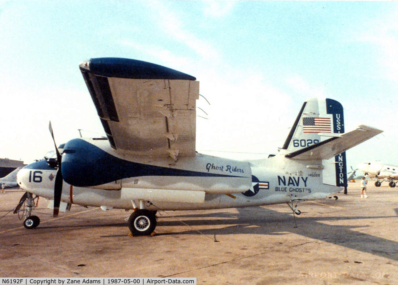 N6192F, Grumman TF-1(C-1A) Trader C/N 59, C-1A at the former Dallas Naval Air Station