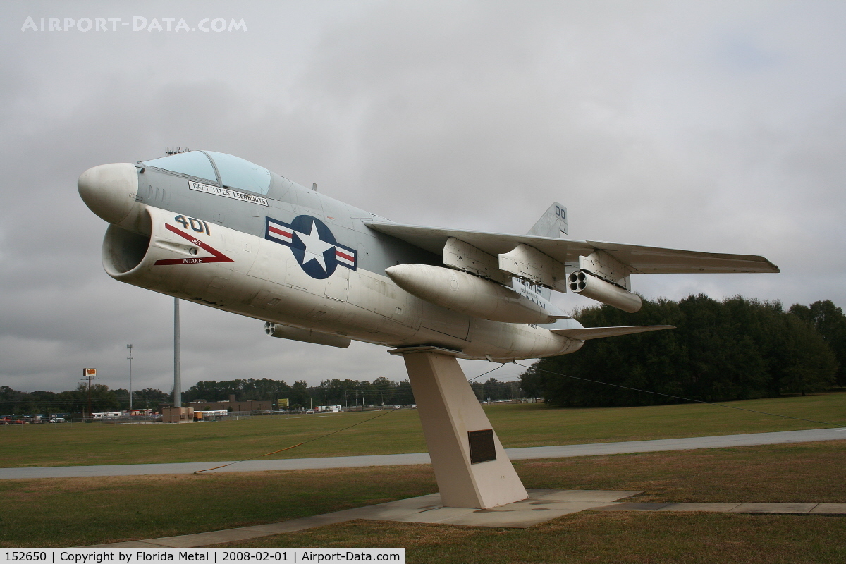 152650, LTV A-7A Corsair II C/N A-007, At Don Garletts Racing Museum Ocala FL