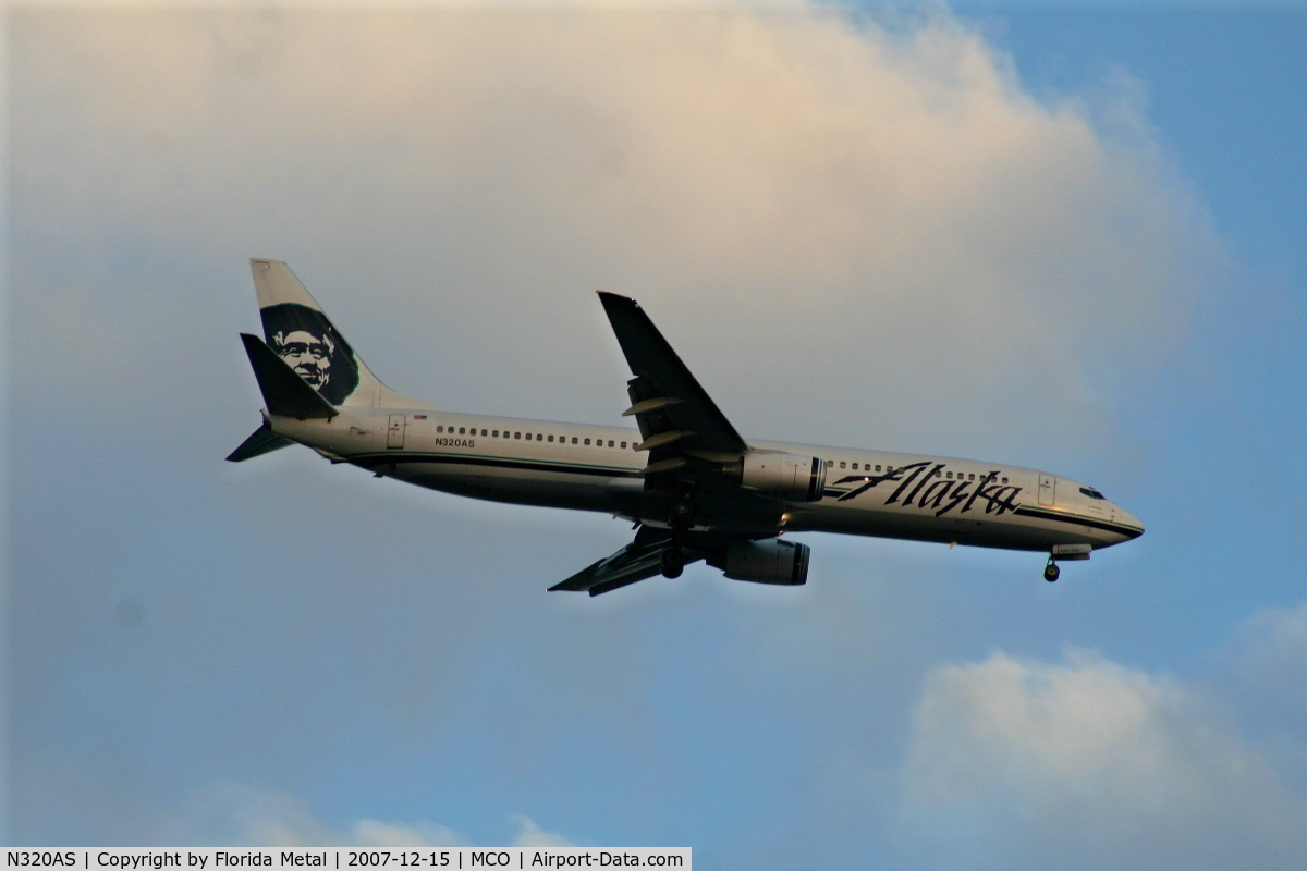 N320AS, 2003 Boeing 737-990 C/N 33680, Alaska