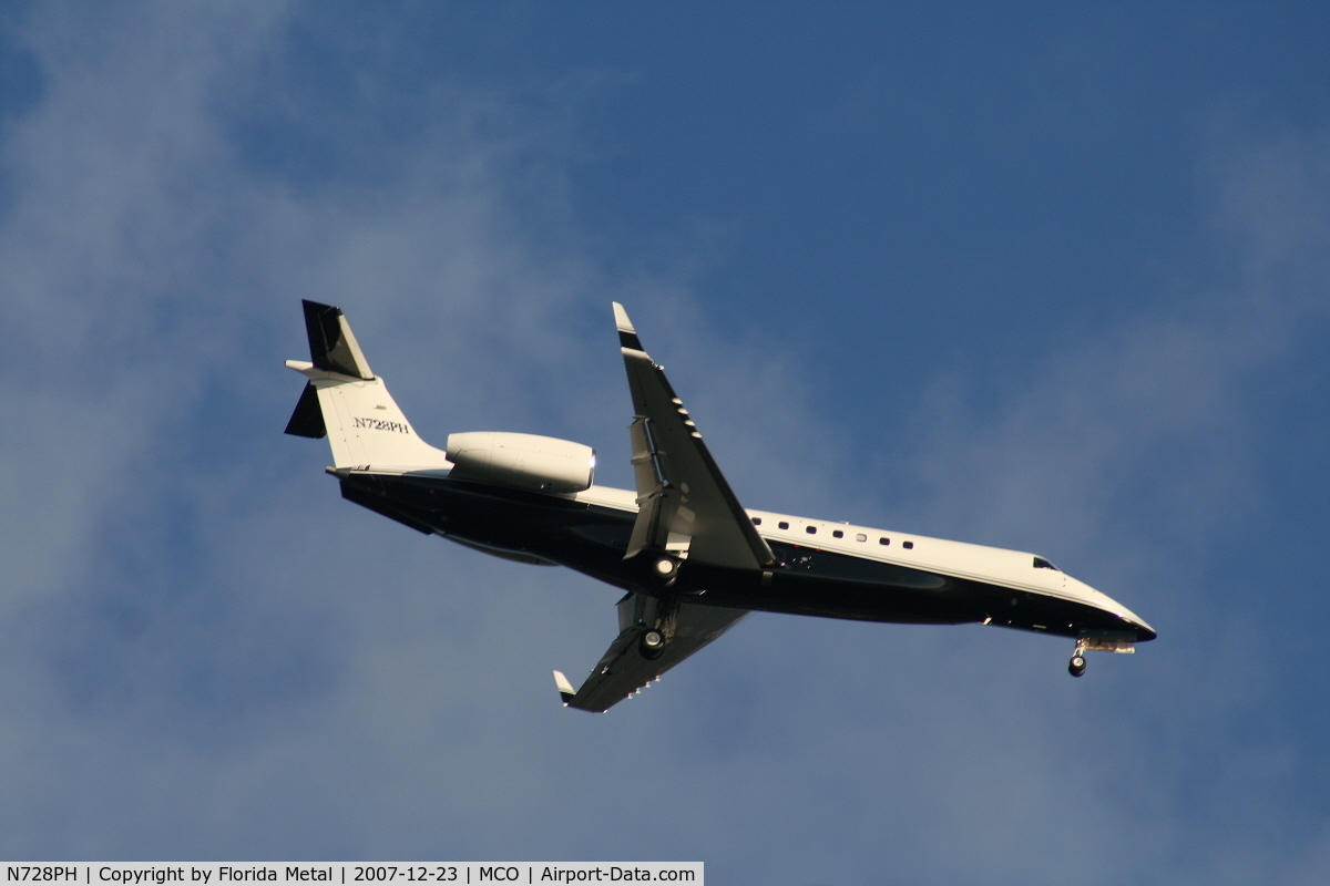 N728PH, 2007 Embraer EMB-135BJ Legacy C/N 14500985, Legacy