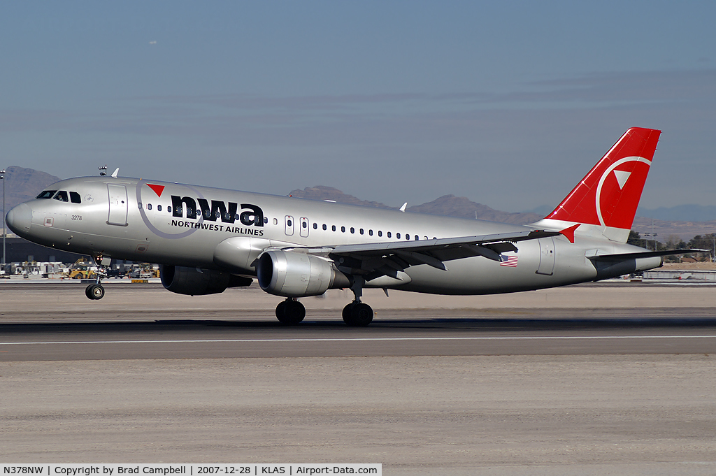 N378NW, 2003 Airbus A320-211 C/N 2092, Northwest Airlines / 2003 Airbus A320-211