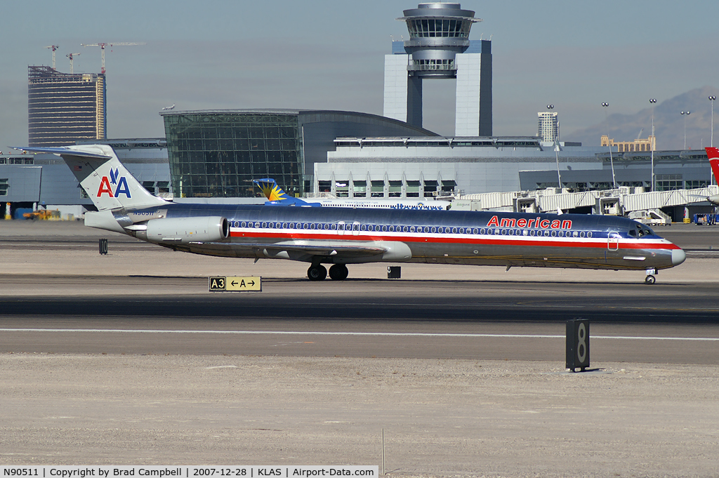 N90511, 1989 McDonnell Douglas MD-82 (DC-9-82) C/N 49805, American Airlines / 1989 McDonnell Douglas DC-9-82(MD-82)