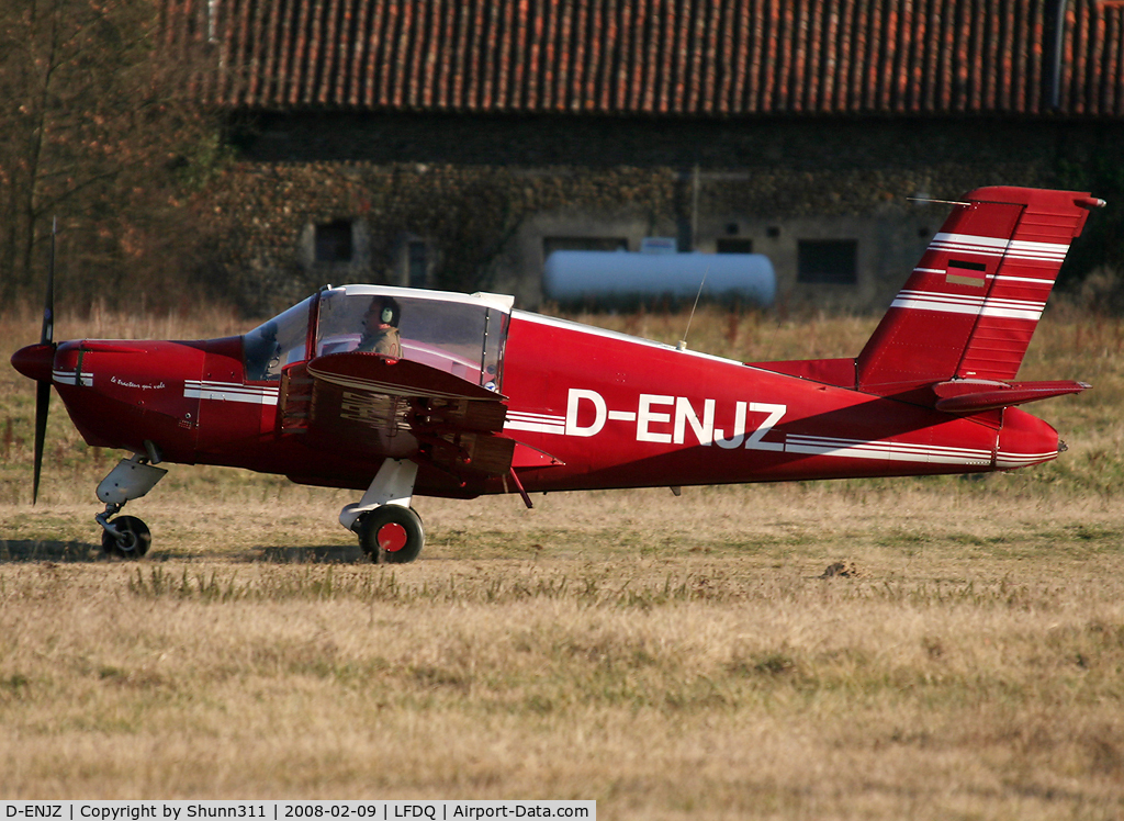 D-ENJZ, Morane-Saulnier MS-885 Super Rallye C/N 5361, Arriving from light flight...