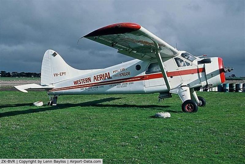 ZK-BVR, 1951 De Havilland Canada DHC-2 Beaver Mk.I C/N 126, When in Australia 1990 before being exported to NZ