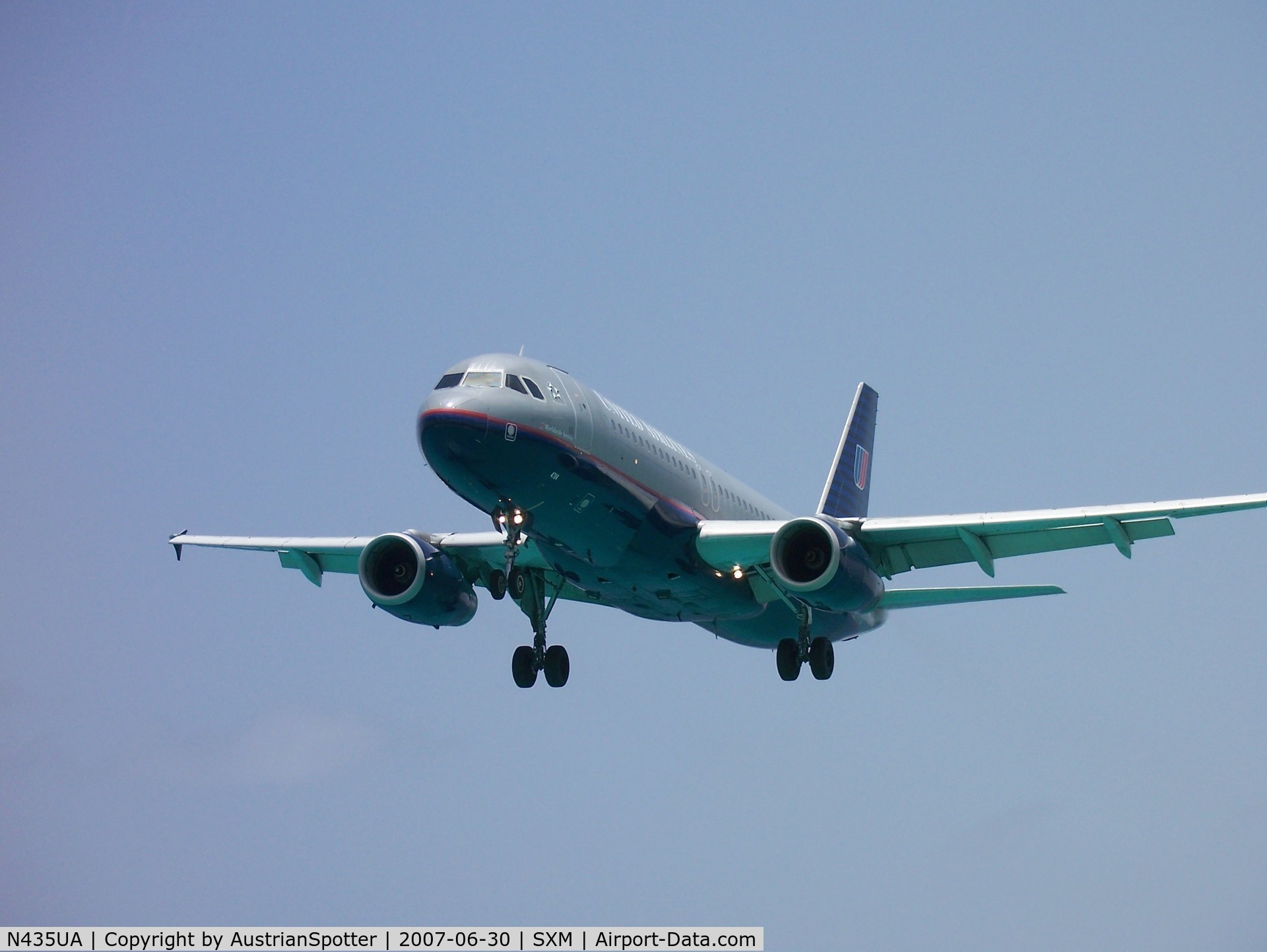 N435UA, 1996 Airbus A320-232 C/N 613, United Airlines