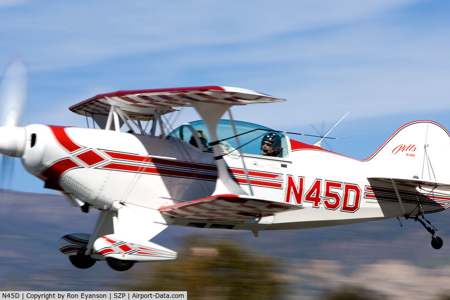 N45D, 1995 Aviat Pitts S-2B Special C/N 5332, Pitts S-2B