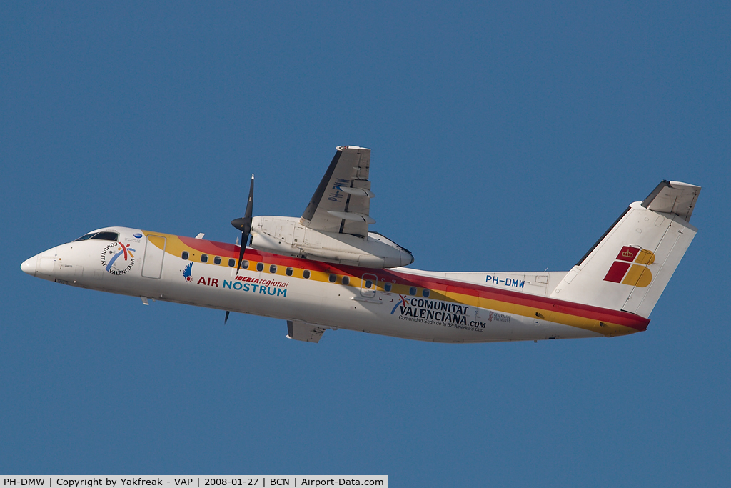 PH-DMW, Bombardier DHC-8-315 Dash 8 C/N 573, Denim Air Dash8-300