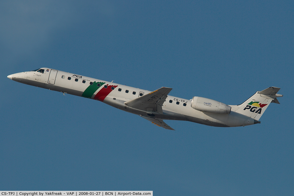 CS-TPJ, 1997 Embraer EMB-145EP (ERJ-145EP) C/N 145036, Portugalia Embraer 145