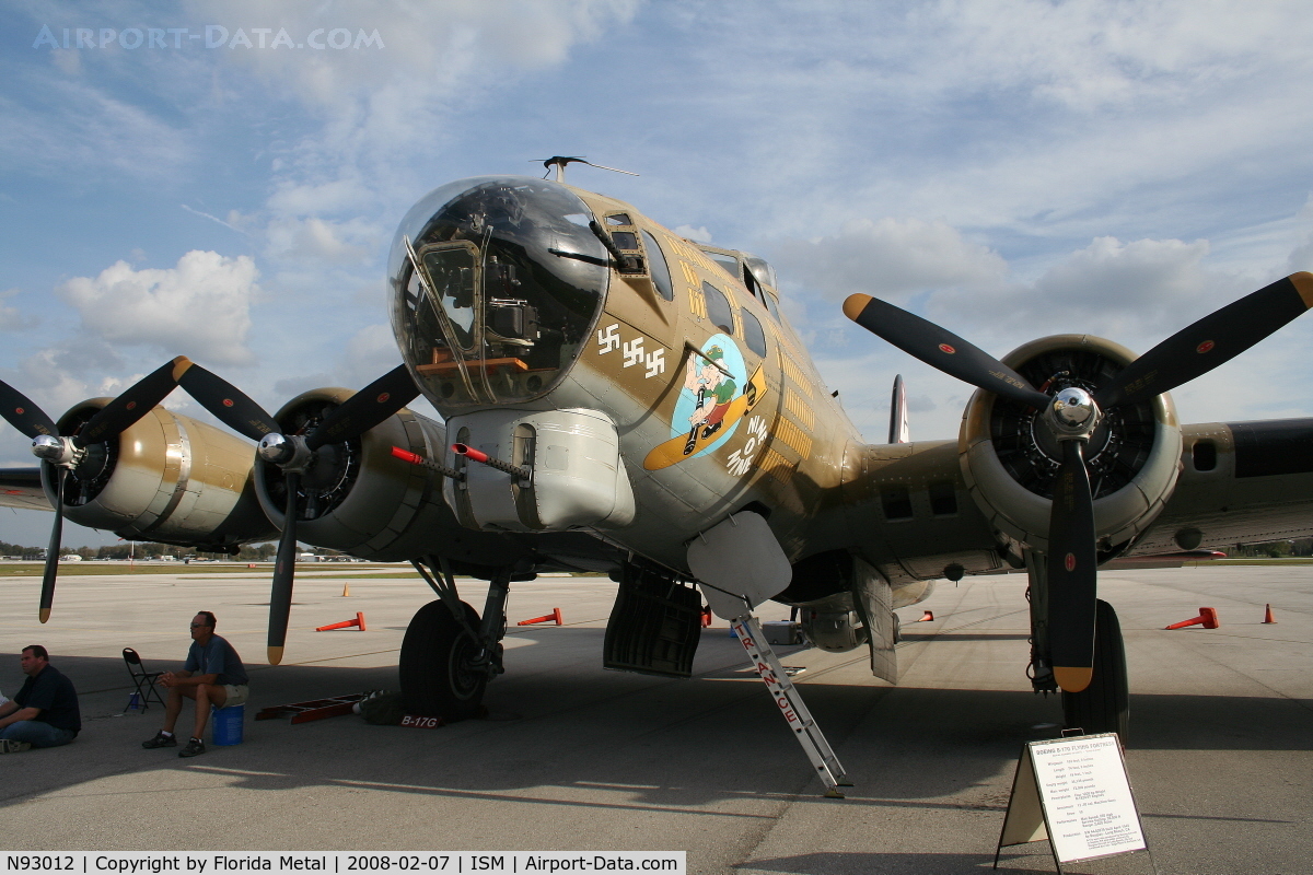N93012, 1944 Boeing B-17G-30-BO Flying Fortress C/N 32264, Nine Oh Nine B-17