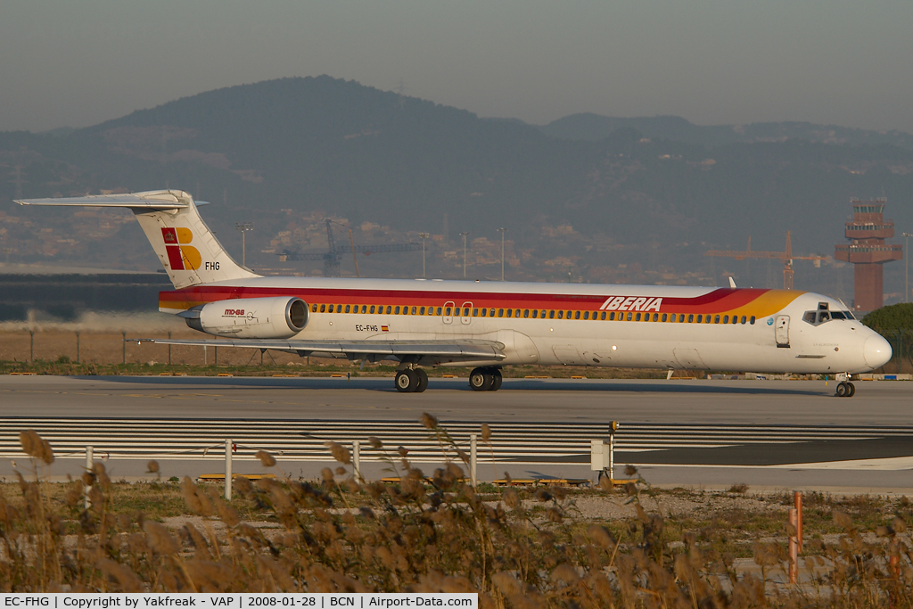 EC-FHG, 1991 McDonnell Douglas MD-88 C/N 53194, Iberia MD80