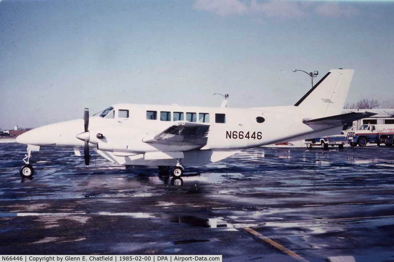 N66446, 1983 Beech C99 Airliner C/N U-211, Photo taken for aircraft recognition training.  Beech 99 stopping in at the north ramp.