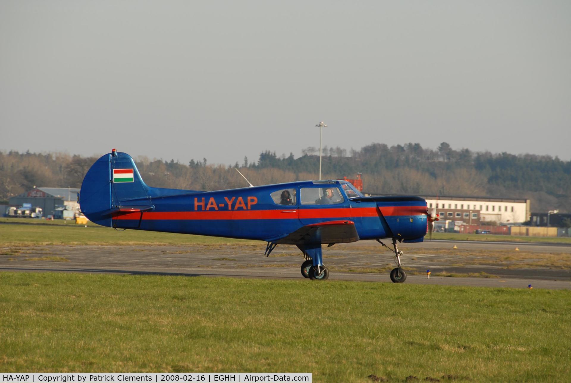 HA-YAP, 1979 Yakovlev Yak-18T C/N 22202034023, HEADING RUNWAY 08