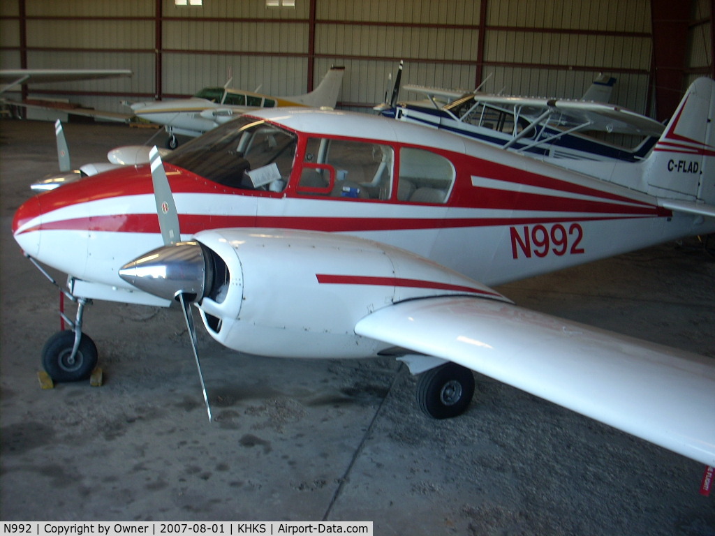 N992, 1957 Piper PA-23 C/N 23-965, brought back to US registry from C-FLAD