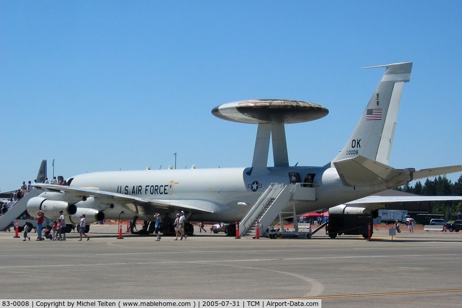 83-0008, 1983 Boeing E-3C C/N 22836, From 963rd AACS / 552nd Air Control Wing