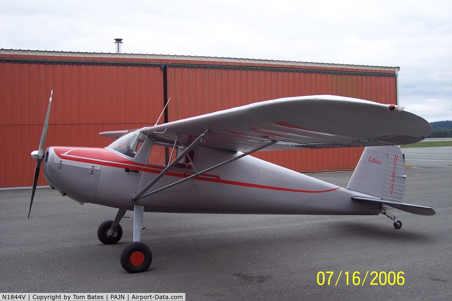 N1844V, 1947 Cessna 120 C/N 14102, Cesna 120 formerly based in Texas now in Alaska. It's a long trip at 90 knots