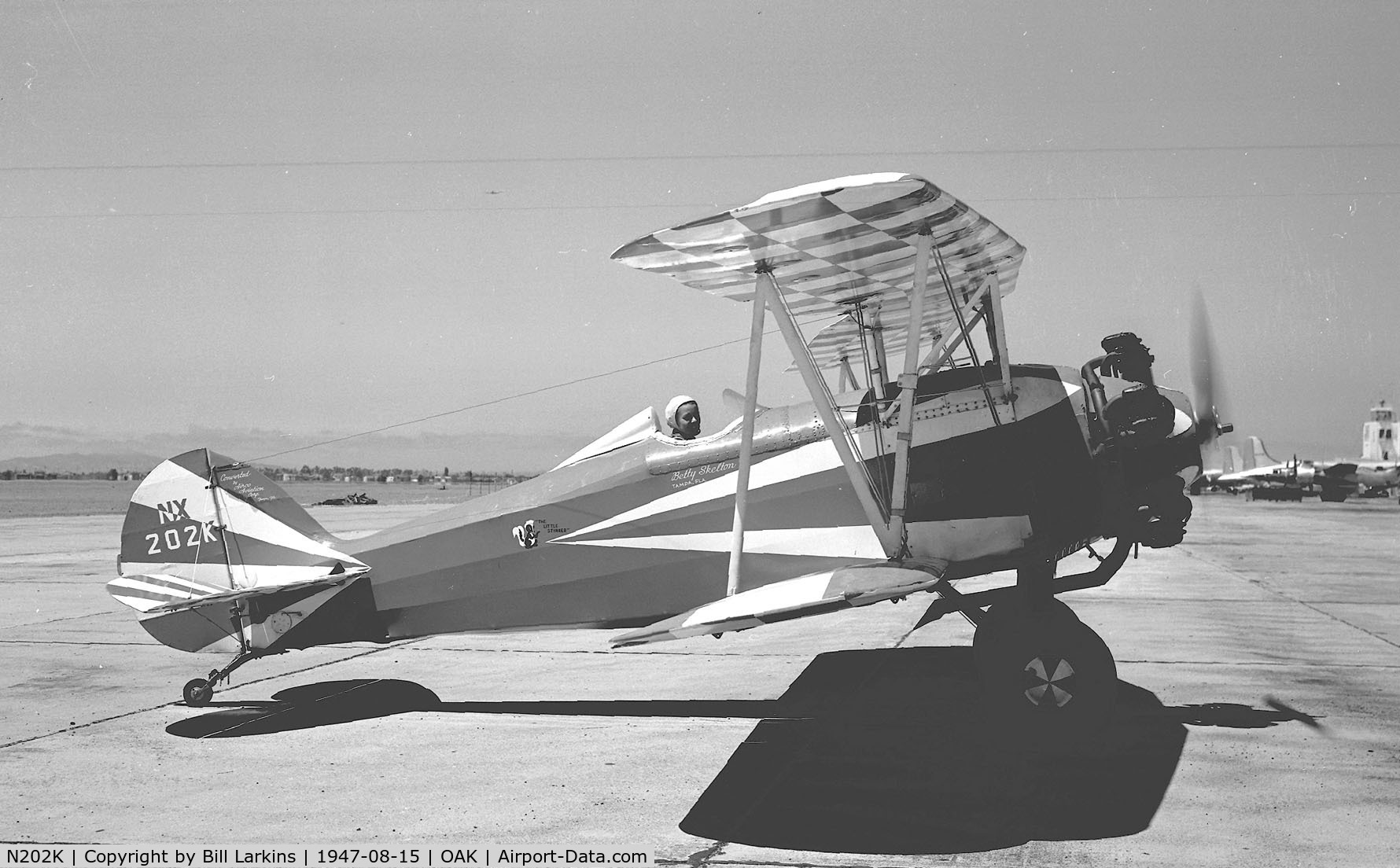 N202K, 1948 Great Lakes 2T-1 Sport Trainer C/N 28, Bety Skelton's aerobatic plane