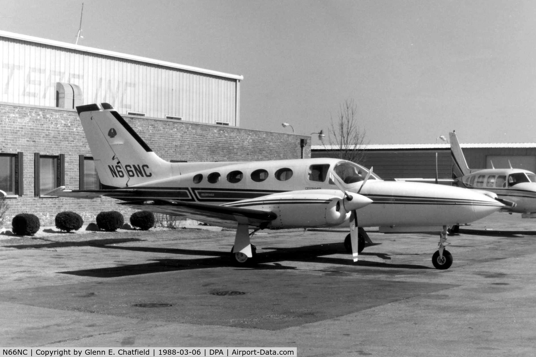 N66NC, 1978 Cessna 421C Golden Eagle C/N 421C0519, Photo taken for aircraft recognition training.