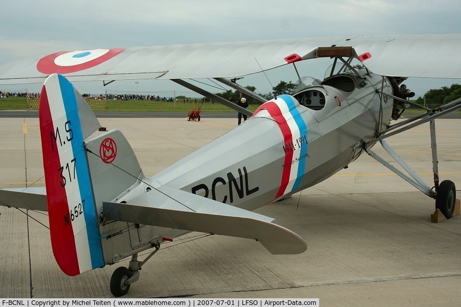 F-BCNL, Morane-Saulnier MS.317 C/N 6527, Nancy Airshow